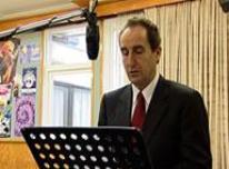 Charles Newton in a studio recording.