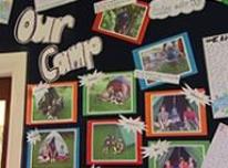 Student's work from 'Our Camp'. 